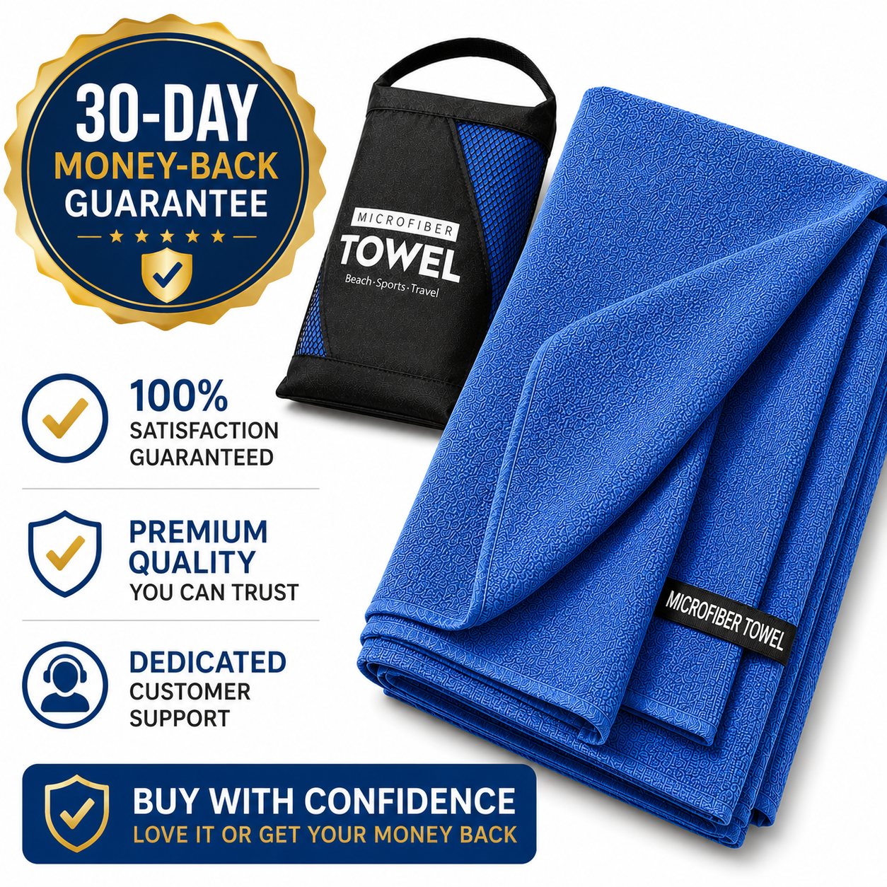 The Sand Free Towel — Quick-Dry, Sand-Resistant Beach Towel